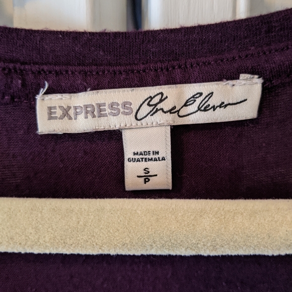Purple long sleeve top from Express - Picture 3 of 4